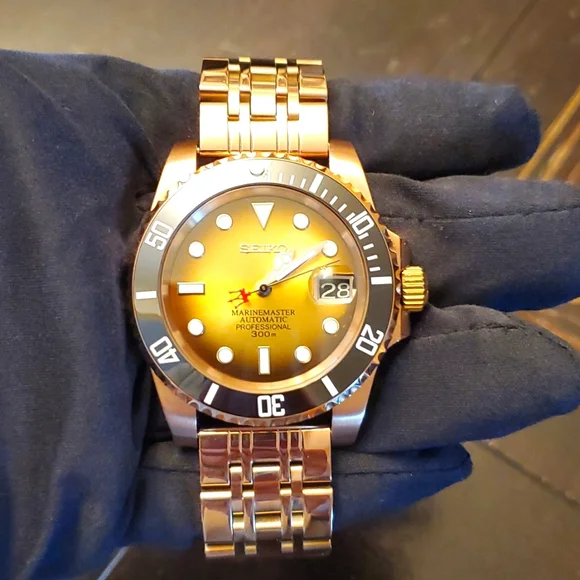 Fully Custom built 40mm seiko mod - Picture 1 of 6